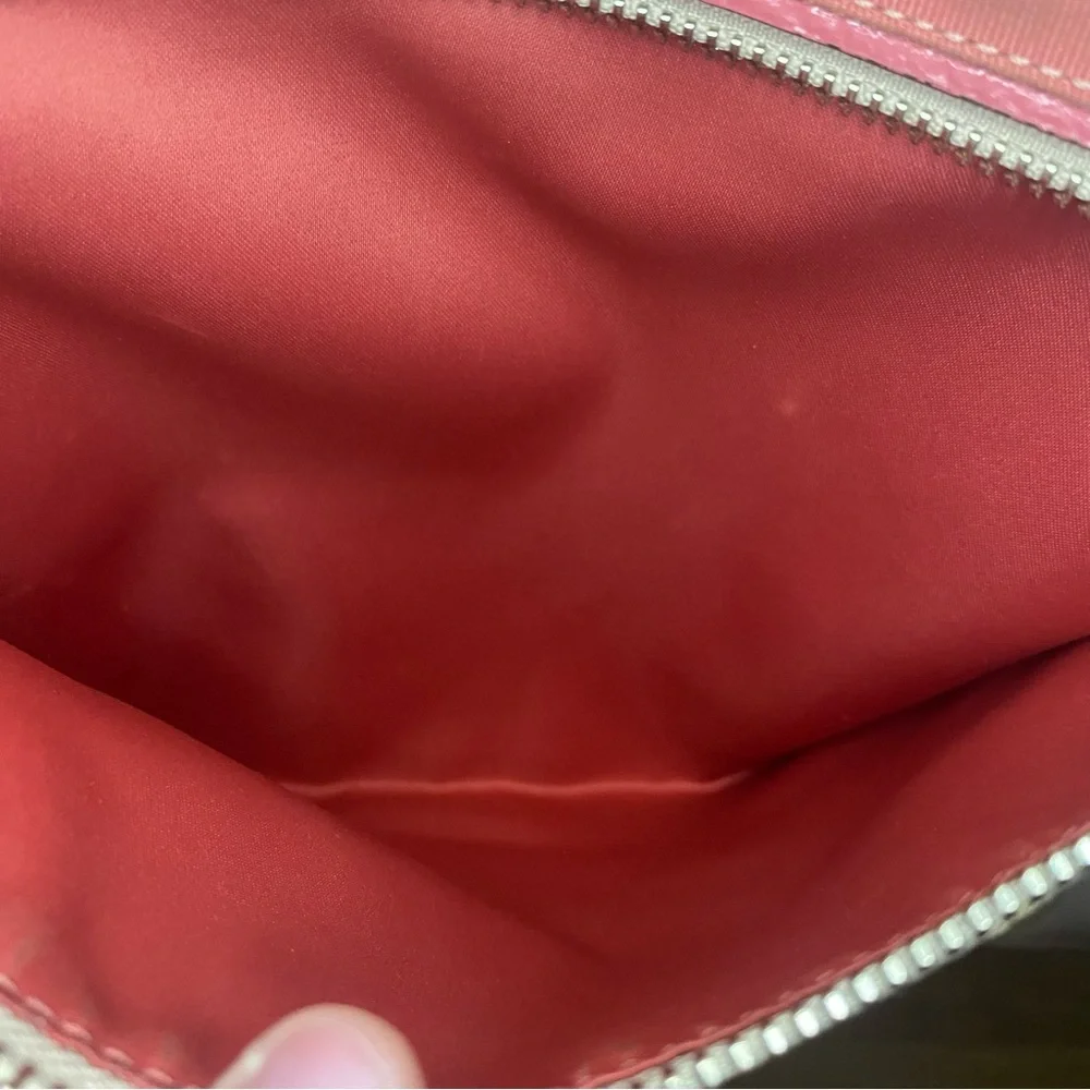 COACH POPPY SIGNATURE SATEEN GLAM TOTE